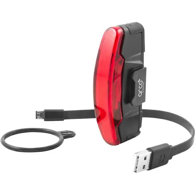 Spanninga Arco XV achterlicht - USB-C oplaadbaar