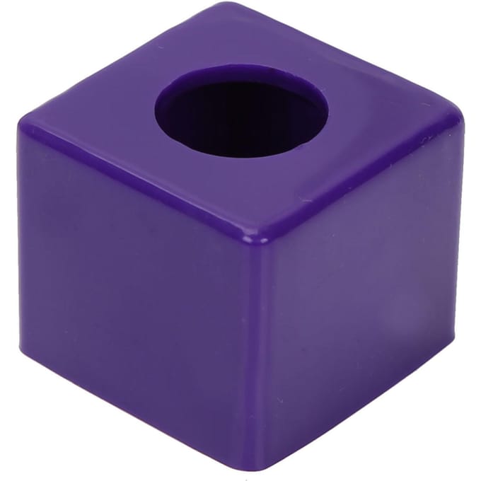 Draagbare Biljart Keu Chalk Houder Beschermhoes High-end Accessoire (paars)