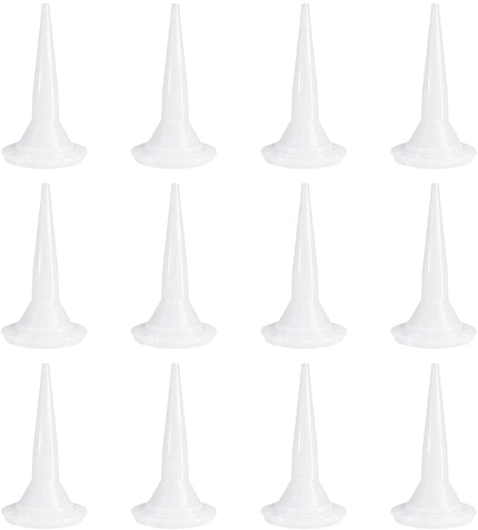 Dailygoods- Vullen Nozzle Set van 12 - Herbruikbare Spuitmondjes - Applicator Tips - Vervangings Tool - Extension Tool - Voor Bouw - Spuitmond