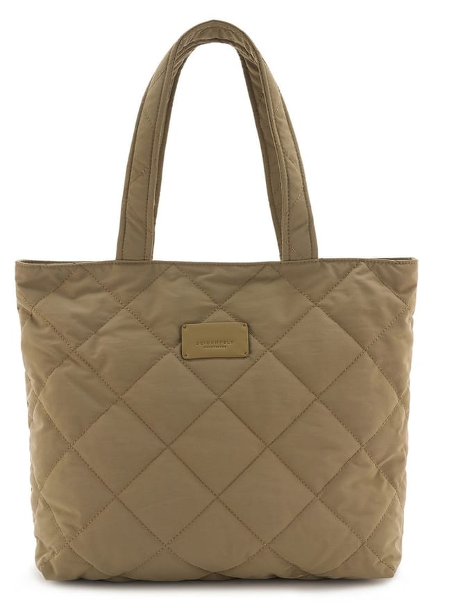 SEIDENFELT MANUFAKTUR shopper Hetta Shopper Greige Khaki kaki