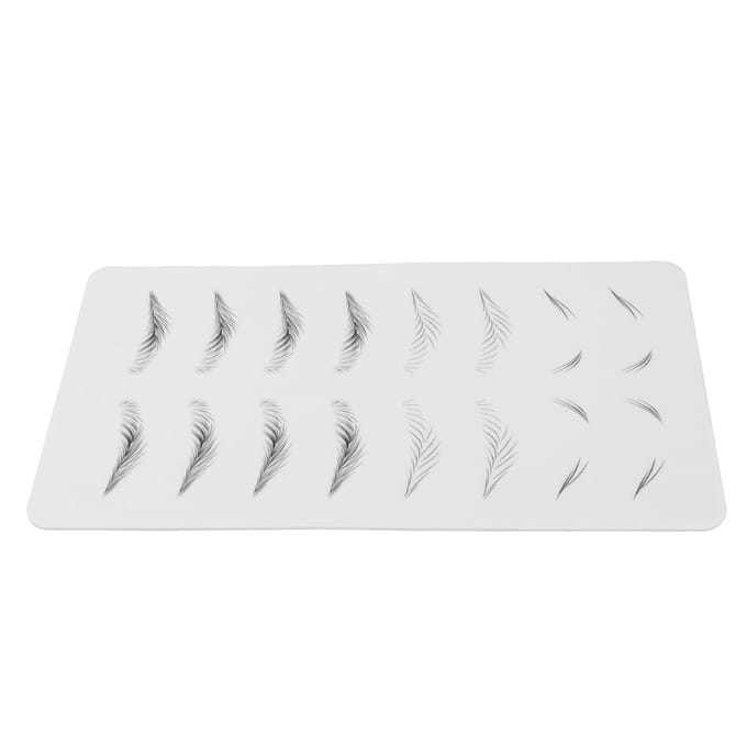 Microblading Oefenhuid Inktloos Brede Wenkbrauwen Microblading Trainingsvel voor Beginner 03 white