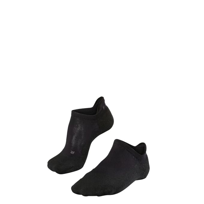 FALKE GO2 Invisible medium padding katoen functioneel materiaal golfsokken heren zwart - maat 39-41