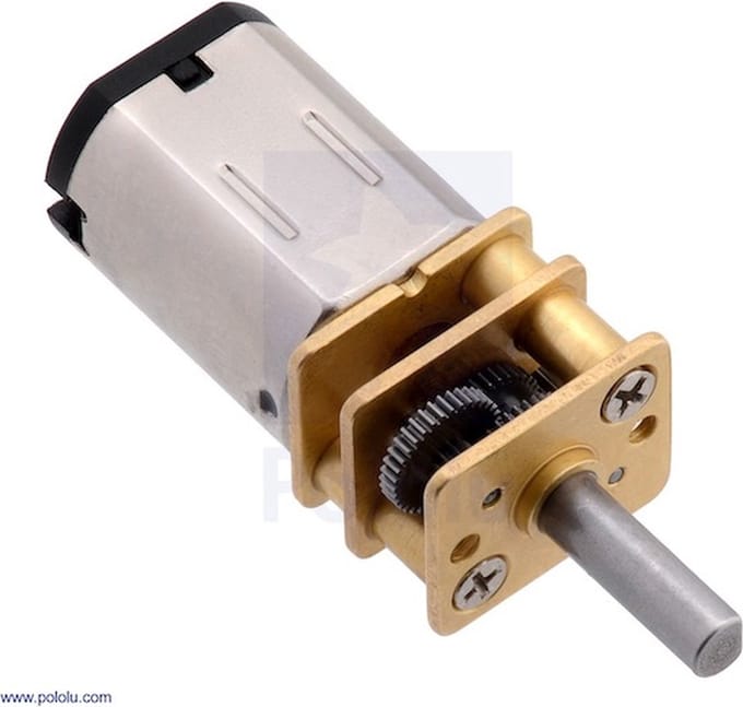 100:1 Micro Metal Gearmotor MP 6V Pololu 1101