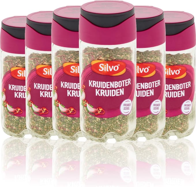 Silvo® | 6 x Shake It Kruidenboter Kruiden 39 g | knoflooksaus | multipack
