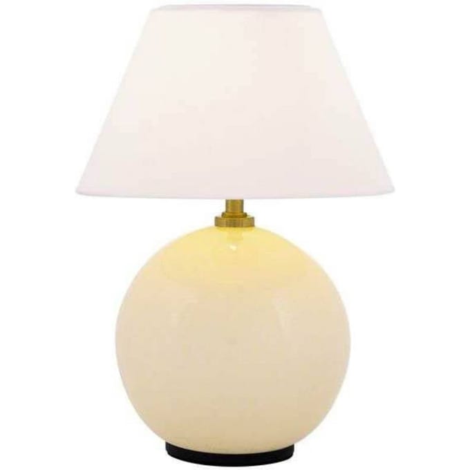Globen Lighting IRIS accu-tafellamp, crème, hoogte 23 cm, G4