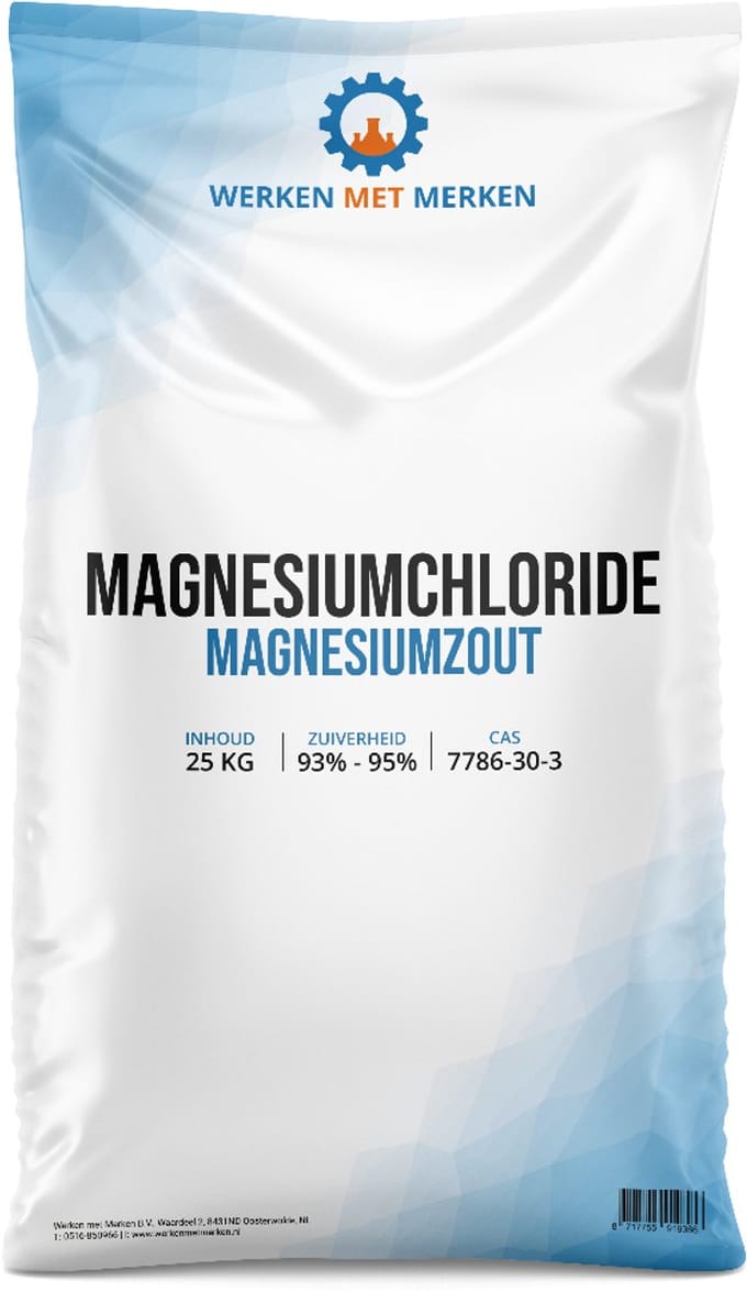 Magnesiumchloride - Badzout - 25 KG - Vlokken
