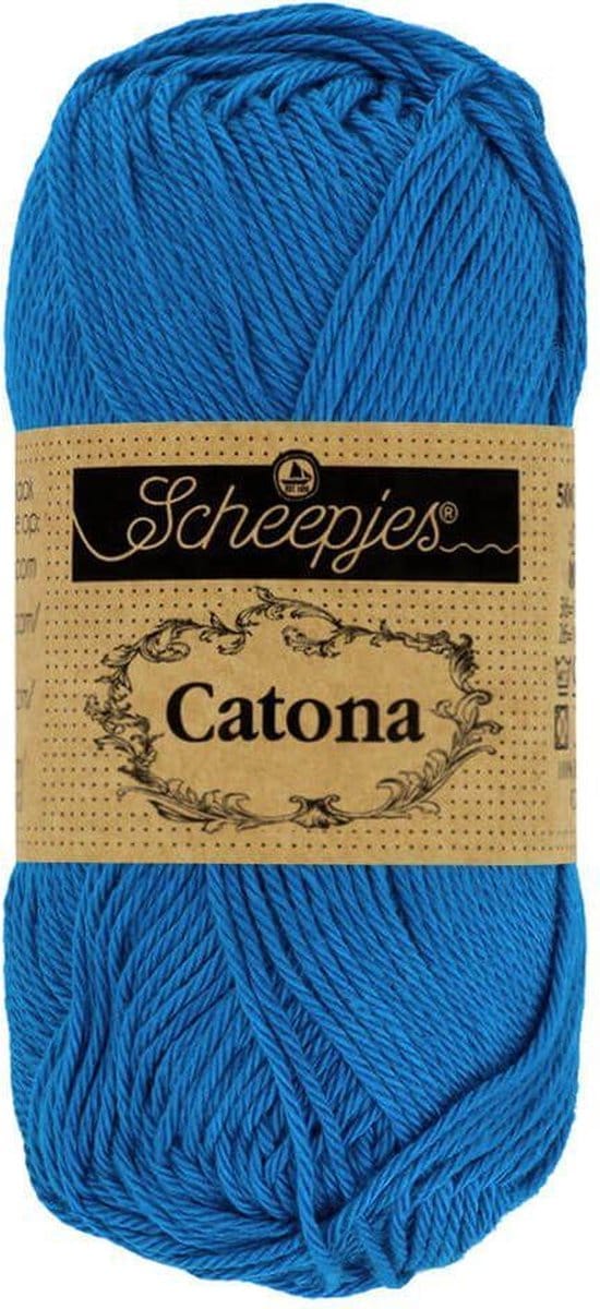 Scheepjes Catona 50 gram - 201 Electric Blue