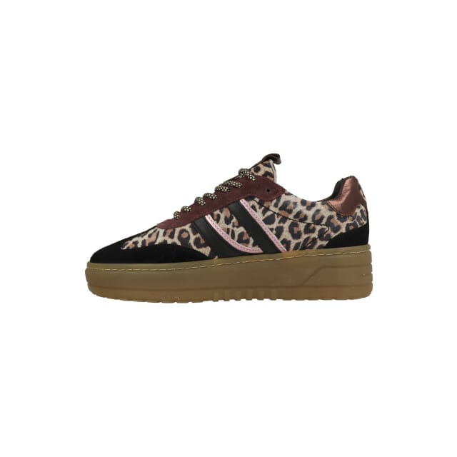PS Poelman ANEMONE Dames Sneakers - Wit Met Roze Combinatie - Maat 42
