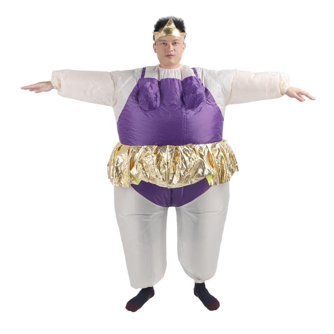 Opblaasbaar Kostuum Grappig Polyester met Blazert Opblazen Balletpak voor Feest Cosplay Halloween roze