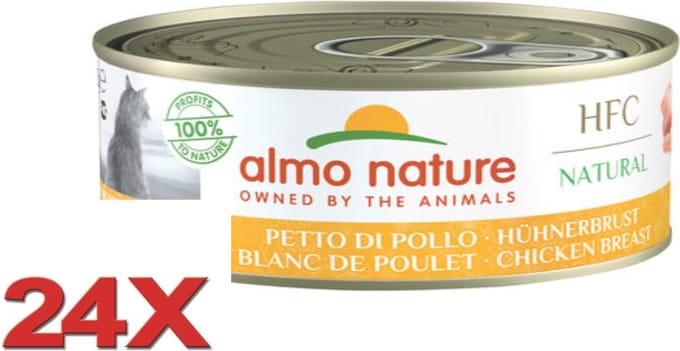 Almo Nature HFC - Kattenvoer - Kippenvlees - 24x150gr