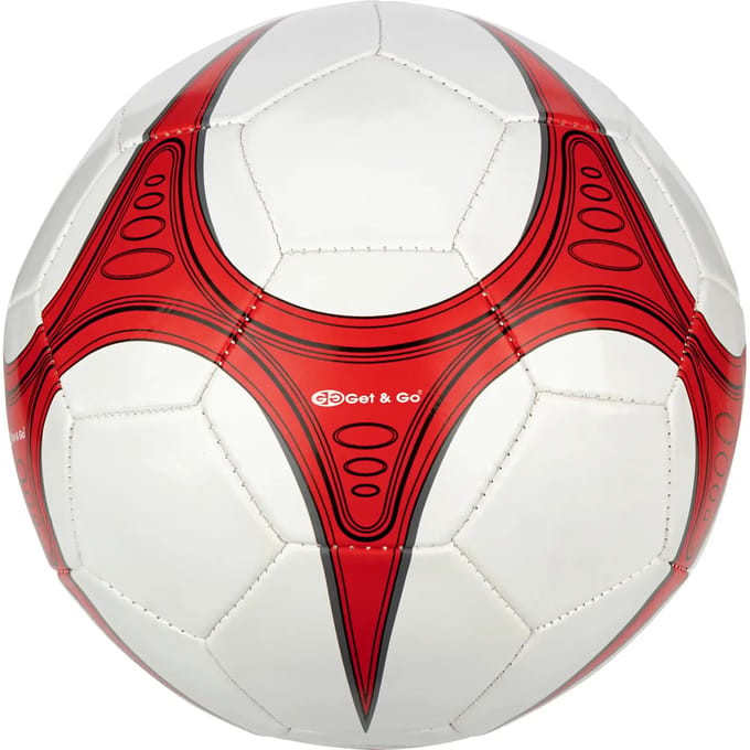Get & Go Voetbal - Warp Speeder - Wit/Rood - Maat 5