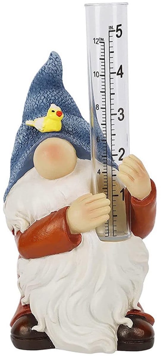 Dailygoods - Hars Kabouter Regenmeter voor Tuin Decoratie