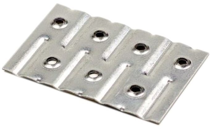 Spijkerplaat verzinkt 75x50 mm - set van 3