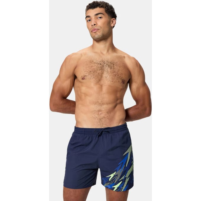 Speedo heren essential 16" zwemshort medley logo blauw II