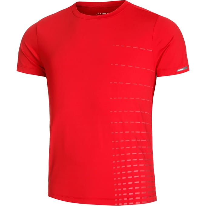 NEO Flyweight Teeba Hardloopshirt Heren-Rood