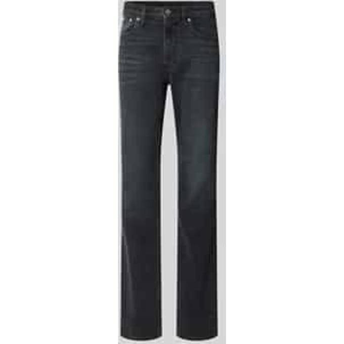 Slim fit jeans van katoenmix model 'MIDNIGHT EMERALD'