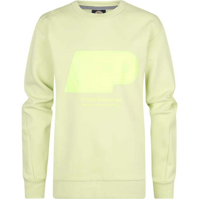 Petrol Industries - Jongens Artwork Sweater Harborview - Groen - Maat 104