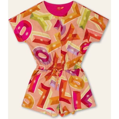 Oilily Pippz Onesie- maat98/3T Crabapple