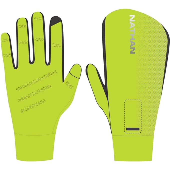 Convertibele reflecterende handschoenen Nathan HyperNight