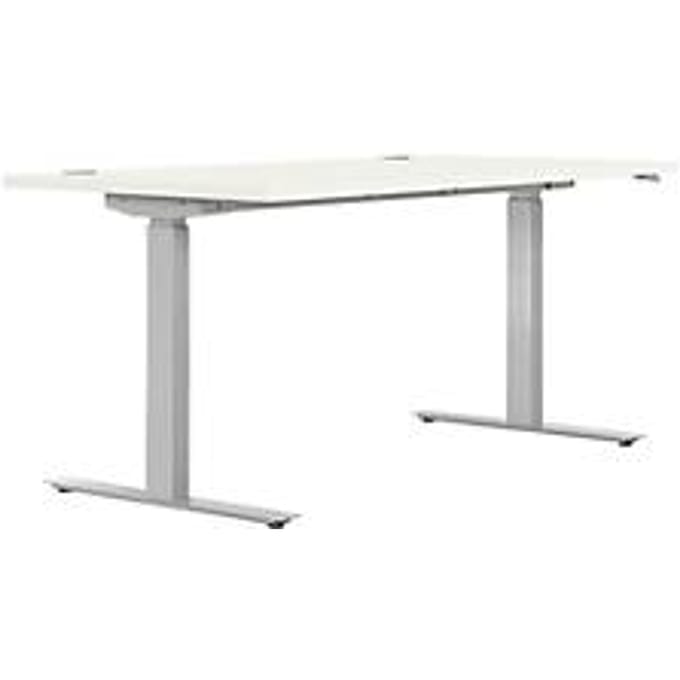 Zit-/stawerkplek, B 1600 mm, wit