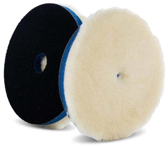 Lake Country Polierpad 75mm Gebreid Lamswool met Interface