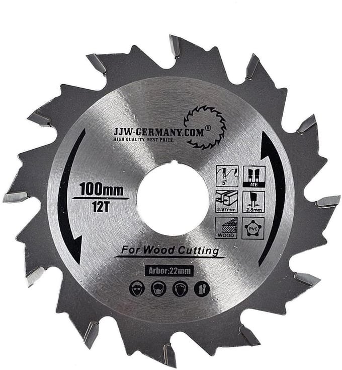 HM Groeffrees 100 x 3,97 x 22 Z = 12 voor Platte Deuvelfrees