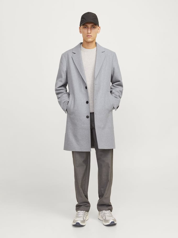 JACK&JONES - JJEHARRISON WOOL BLEND COAT SN - Heren - Gewatteerde jassen