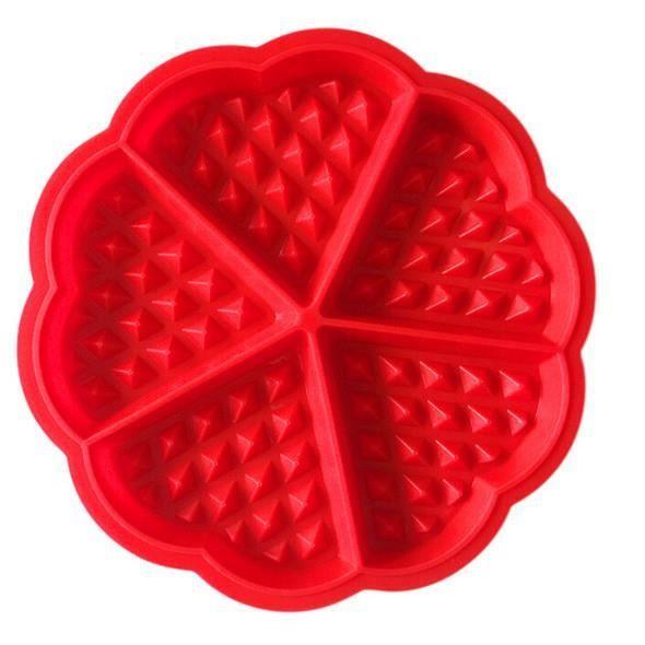 Famille Silicone Gaufre Moule Maker Pan Micro-ondes Cuisson Cookie Gâteau Muffin Ustensiles de Cuisson Cuisson Outils Accessoires