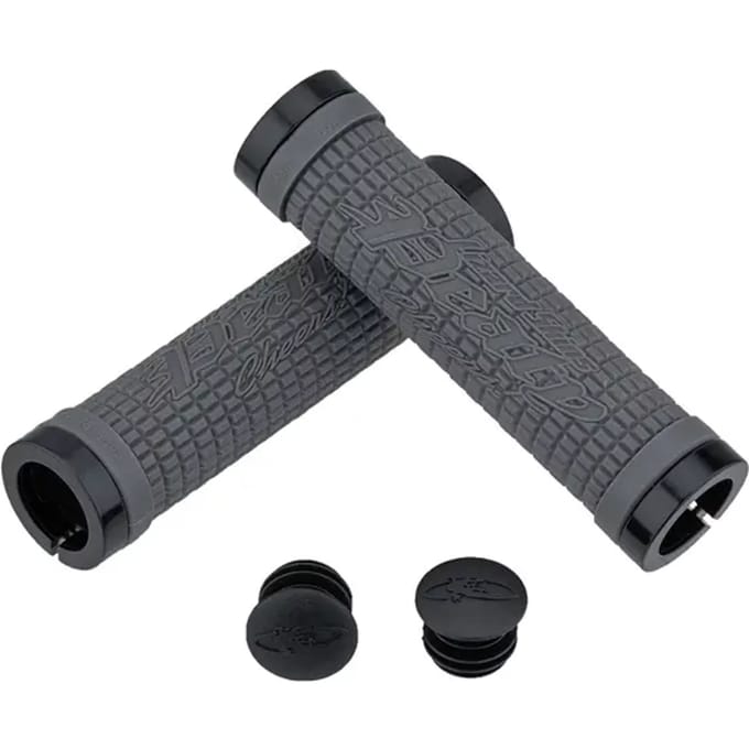 Lizard Skins Handvaten lock-on peaty cheers - graphite (rode)