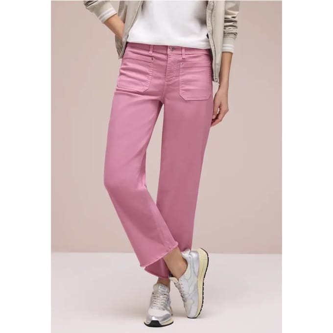 Straight Legs jeans met zoomdetail