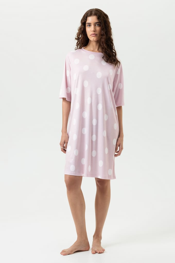 Slaapshirt Serie Pretty Dots Pink Parfait
