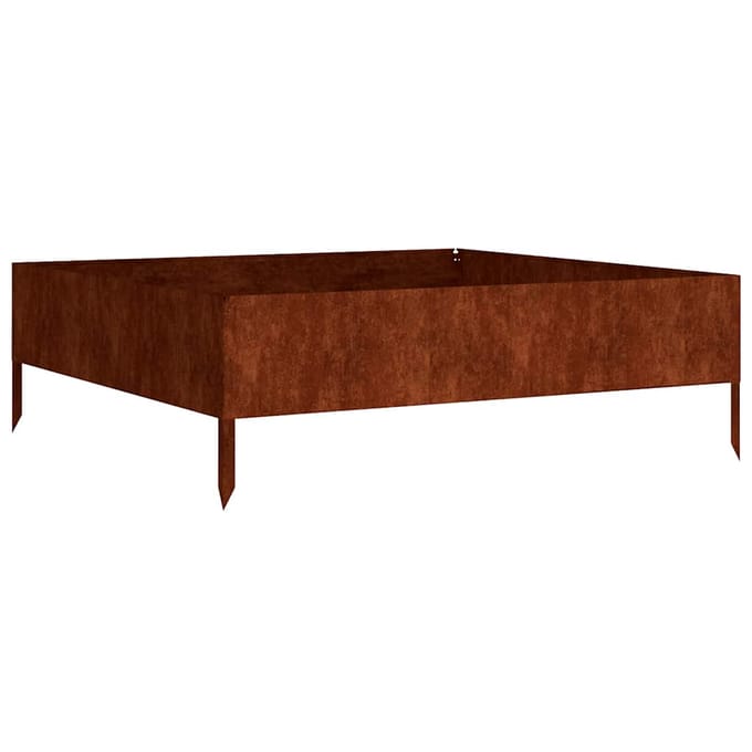 vidaXL - Plantenbak - verhoogd - 100x100x33,5 - cm - cortenstaal