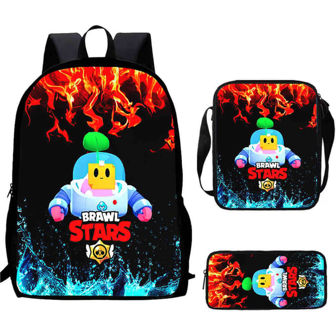 Sac à dos Brawl Stars Impression Haute Définition Multifonctionnel Léger