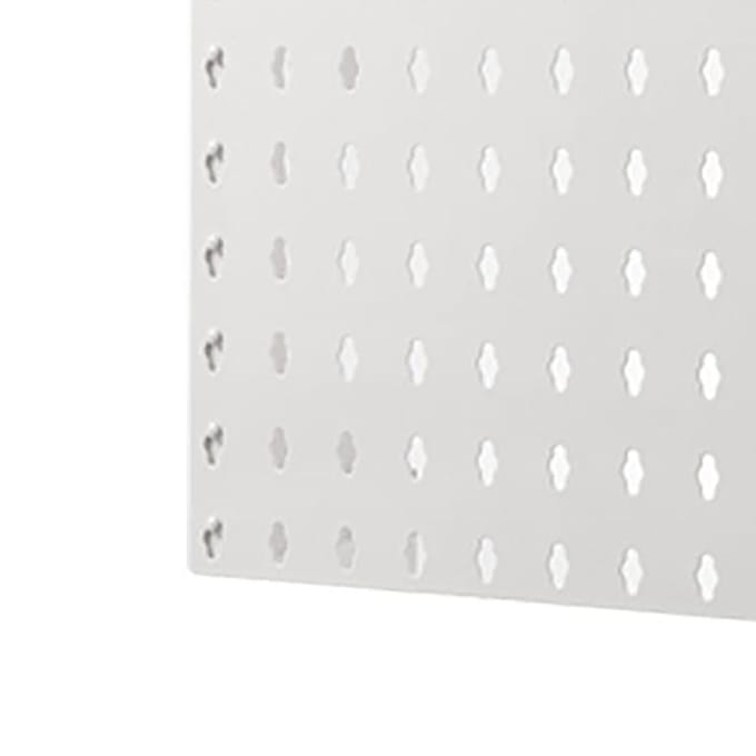 Pegboard Wandgemonteerde Display Multifunctioneel Ponsvrij Opbergrek Gas Waterverwarmer Pijpafdekking white