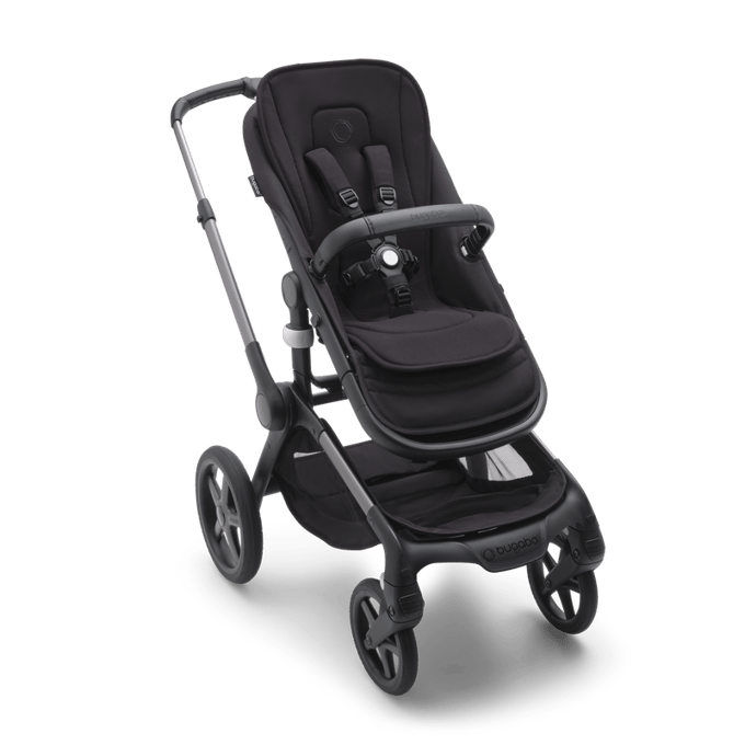 Bugaboo dual comfort seatliners voor kinderwagens, Midnight Black