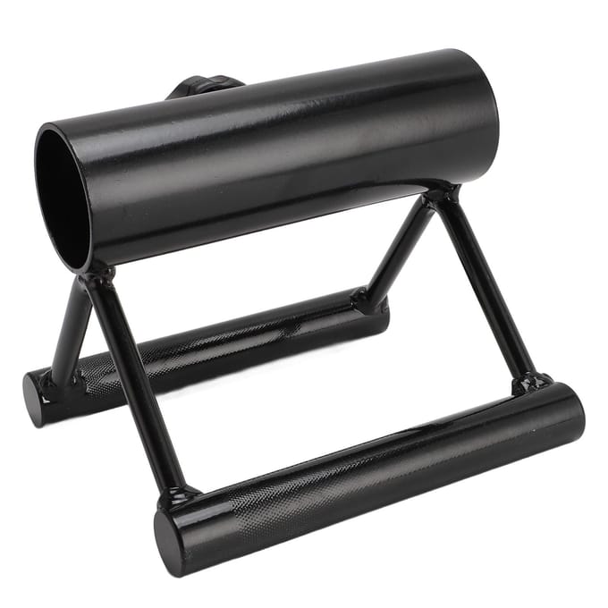 V Bar Landmine Handgreep Attachment voor Halterstang IJzeren Landmine Dubbele D Roeihandgreep voor Kracht black