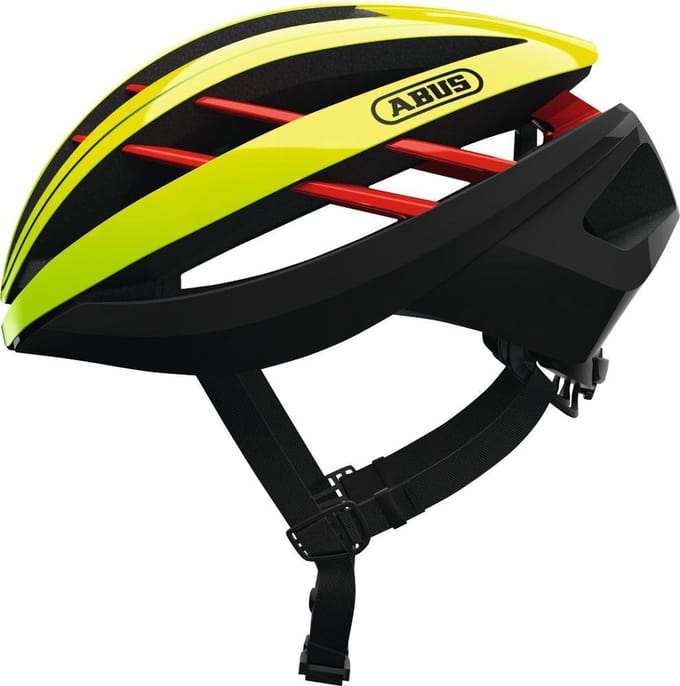 ABUS Aventor Fietshelm, geel Hoofdomtrek 51-55cm