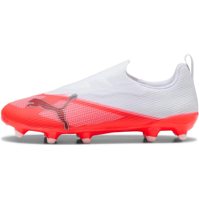 Puma Ultra 7 Match Ll Fg/ag Junioren Voetbalschoenen Rood,Wit EU 18 1/2 Kinderen