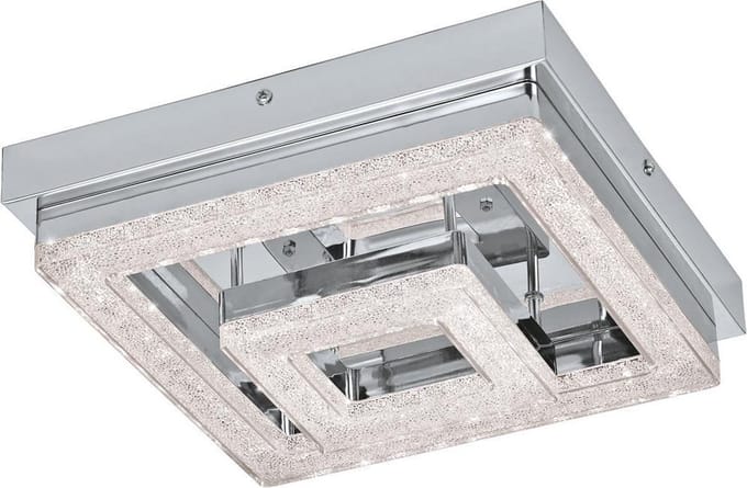 EGLO Fradelo Plafondlamp - LED - 26 cm - Chroom