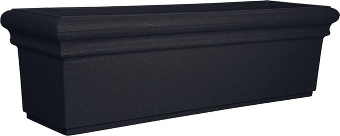 90L zwarte raamplantenbak - Prestige Stockholm
