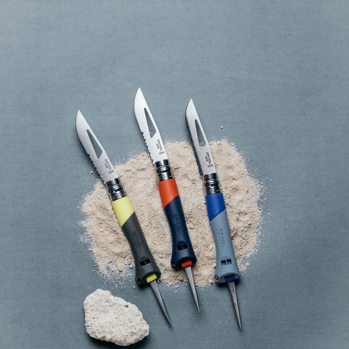 Opinel Zakmes N°09 Ocean - rvs/Polyamide - Geel