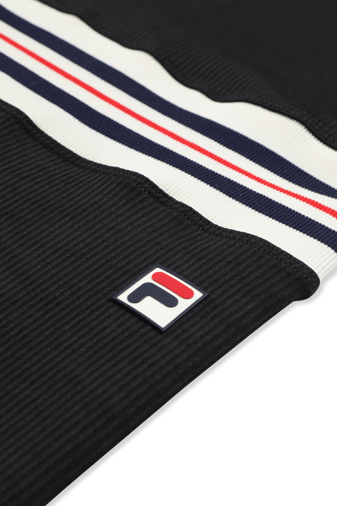 FILA Bientina Short Heritage Tape Active Jumpsuit Black Größe: S | Jumpsuits Outlet | Damen | Schwarz