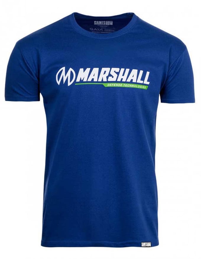 Difuzed Saints Row Marshall T-shirt Met Korte Mouwen Blauw M
