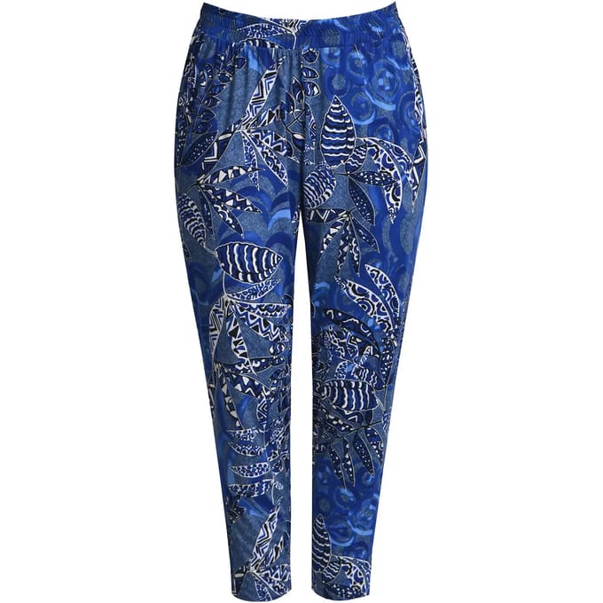 Dames geprinte jersey broek Mat Fashion