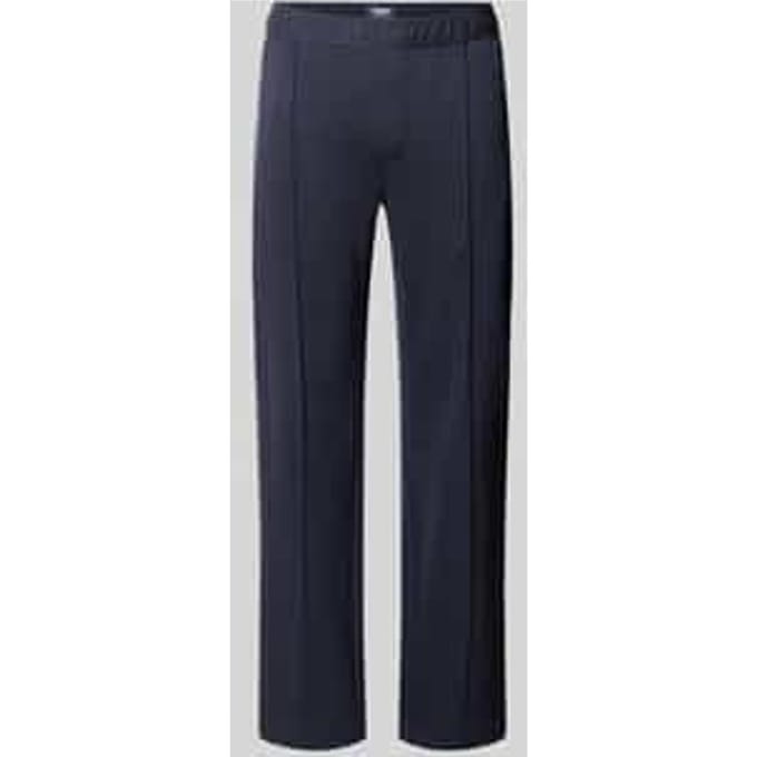 straight fit broek met katoen-aandeel