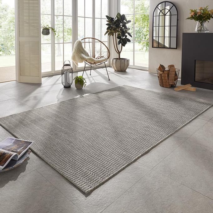 Binnen & buitenkleed - Dreux grijs 80x150