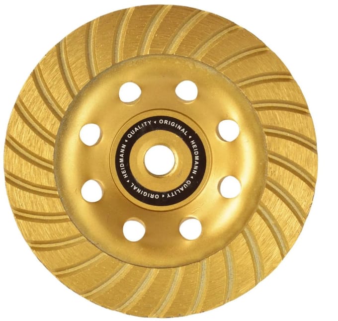 Heidmann Diamantschijf - Turbo Rand - 125 mm - M14 - 5 mm Segment