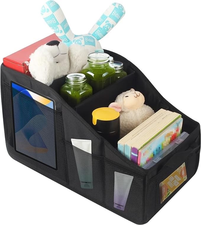 Auto-organizer met scheidingswand en handgrepen - 46x27x25 cm