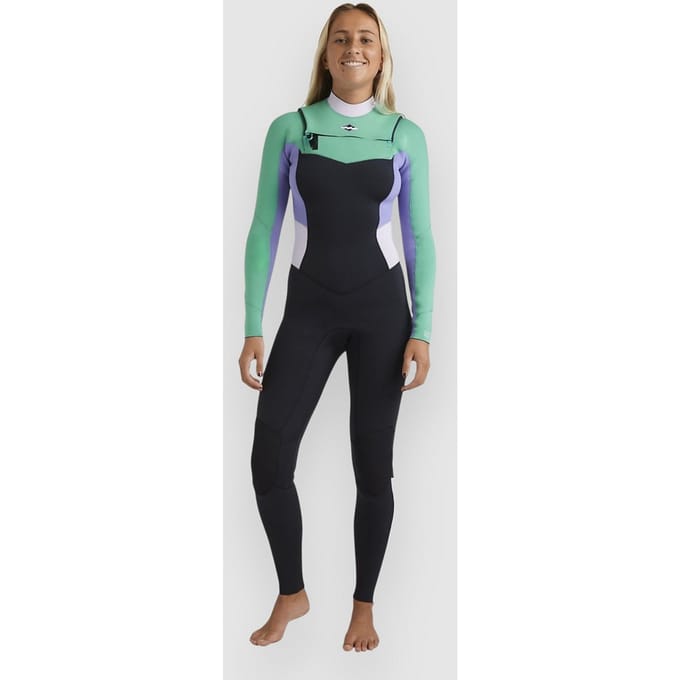 Vrouwen wetsuit Billabong Salty Dayz Natural 4/3 mm Chest Zip