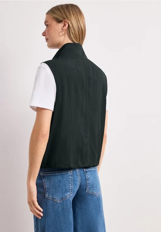 Vest met rits en koord